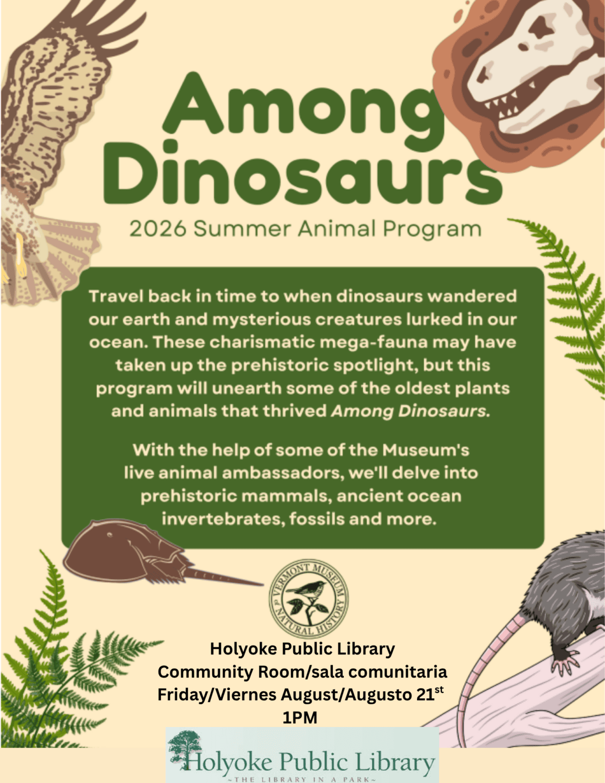 among dinosaurs