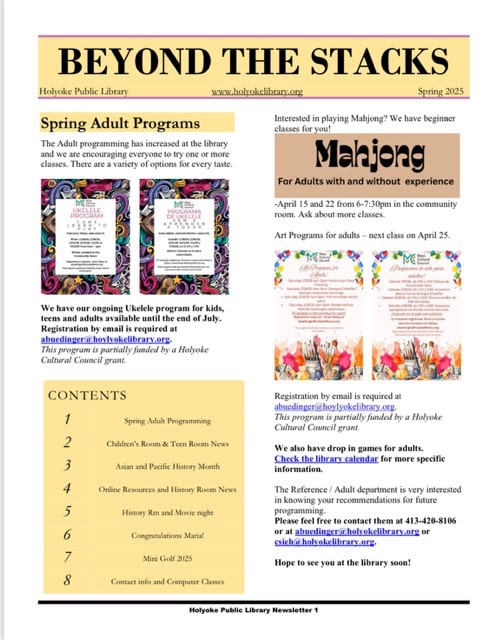 april newsletter frnt pg