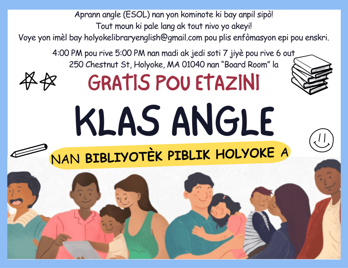 haitian creole esl class flier