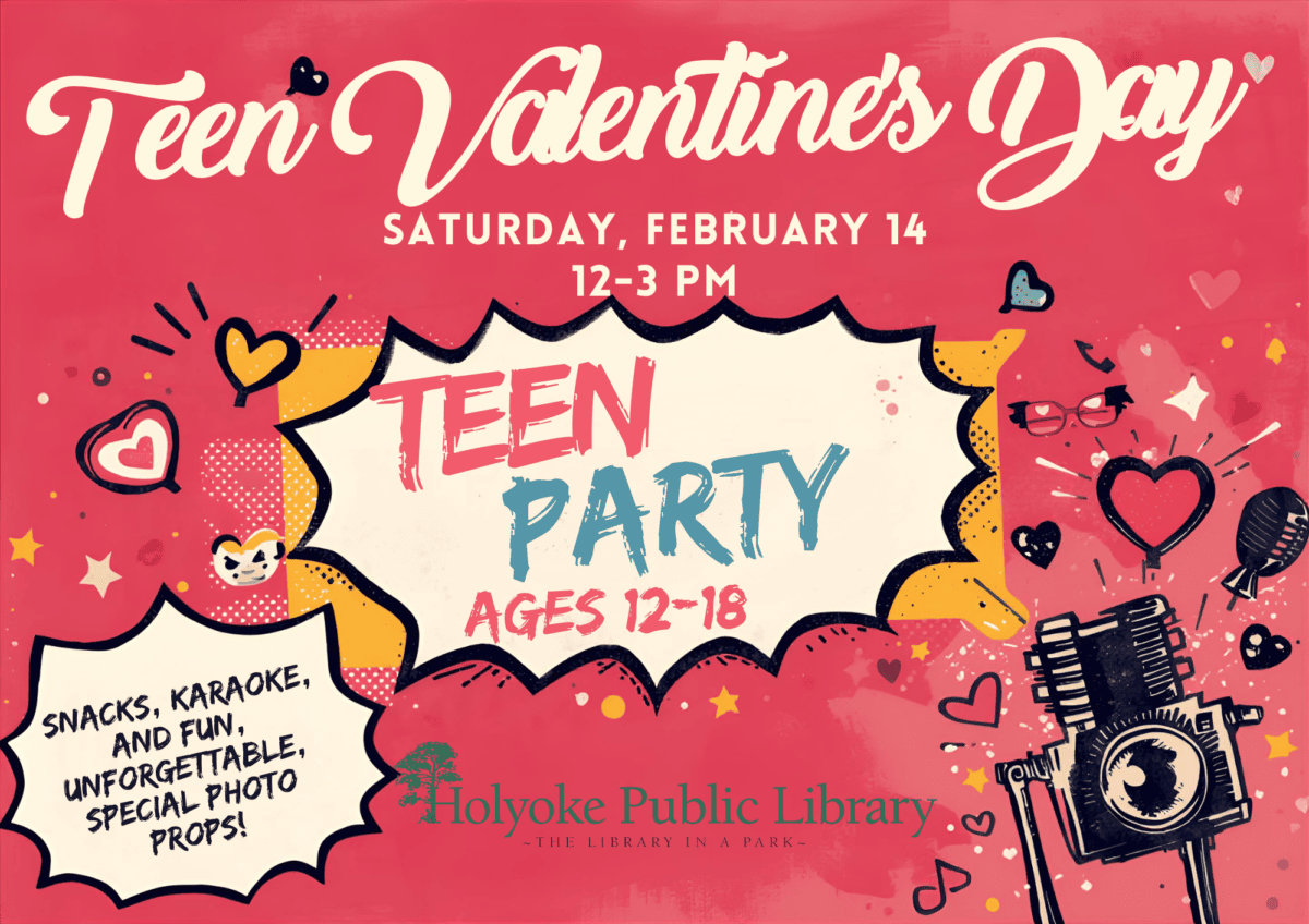 Teen Valentine's Day Party.  join us, for snacks, karaoke, and fun, unforgettable, special photos! Saturday Feb 14, 12-3
