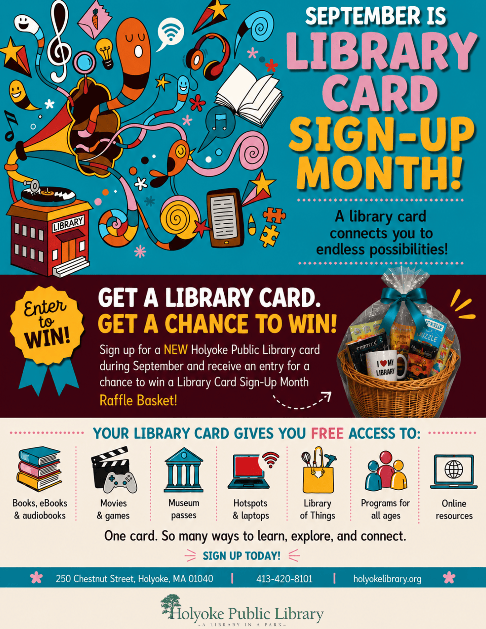 library card sign up english