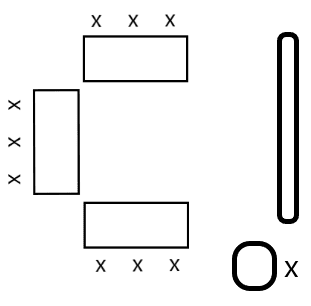u shape style